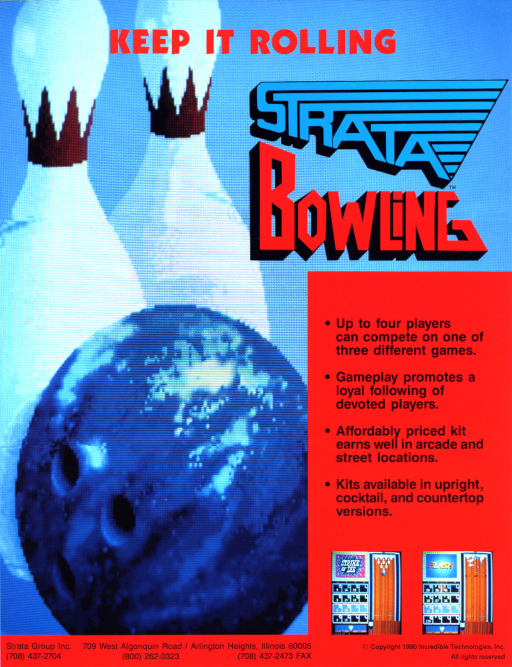 Strata Bowling (V3) MAME2003Plus Game Cover